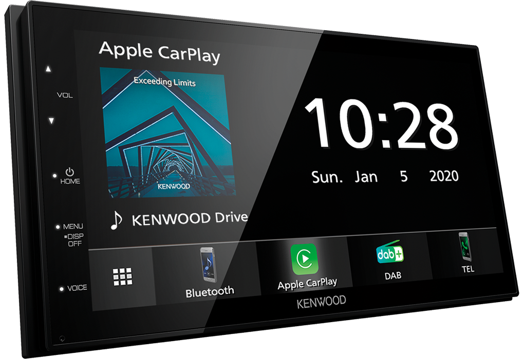 Kenwood DMX5020DABS 6.8"  Double DIN Short body Navigation with Apple CarPlay Android Auto