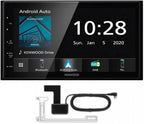 Kenwood DMX5020DABS 6.8"  Double DIN Short body Navigation with Apple CarPlay Android Auto + Reversing Camera