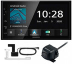 Kenwood DMX5020DABS 6.8"  Double DIN Short body Navigation with Apple CarPlay Android Auto + Reversing Camera