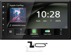 Kenwood DMX6523DABS 6.8" WSVGA Screen Wireless CarPlay / Android Auto, Mirroring, DAB+ Bluetooth w/ + DAB Aerial