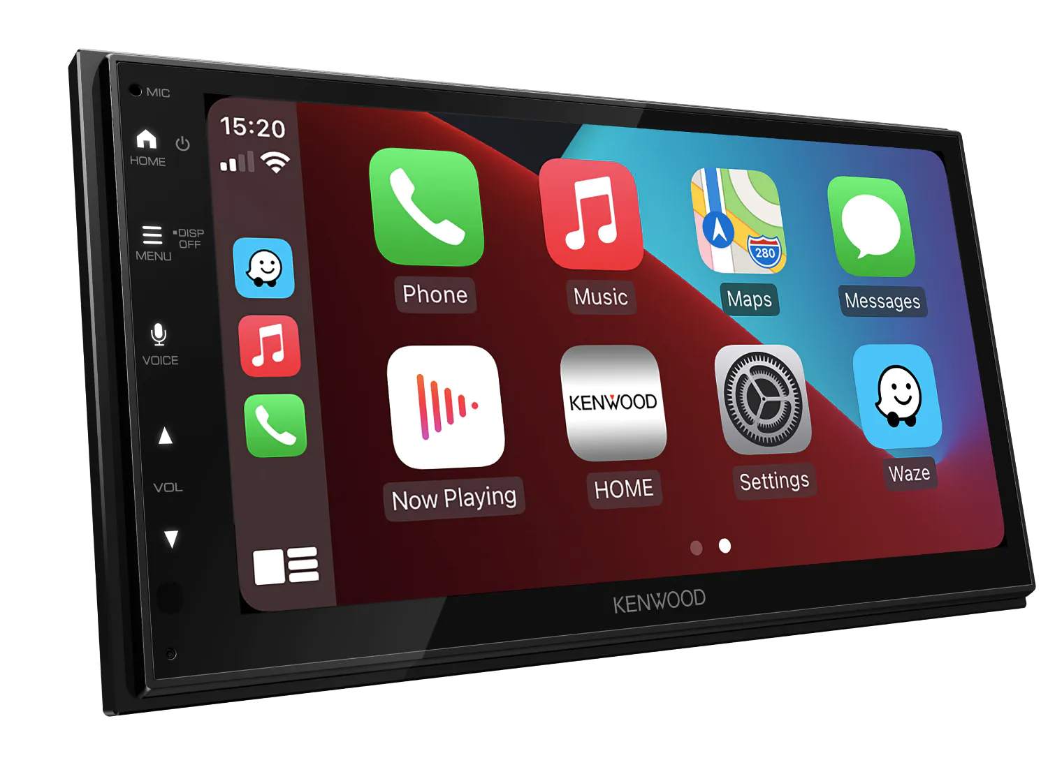 Kenwood DMX5023DABS 6.8"  Double DIN Short body Navigation with Apple CarPlay Android Auto W/ Aerial