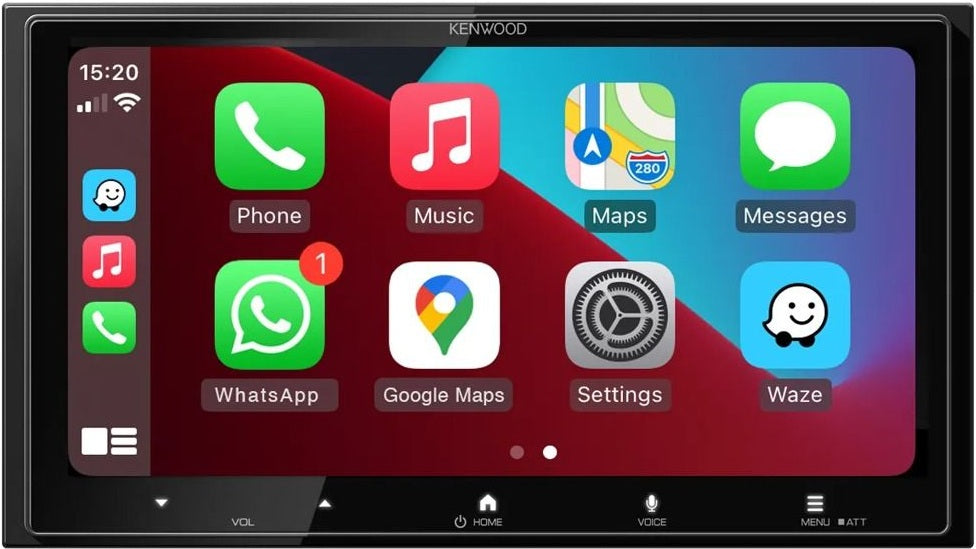 Kenwood DMX7525DABS CAMPER 6.8" HD Double DIN Wireless Carplay, Android Auto DAB Stereo