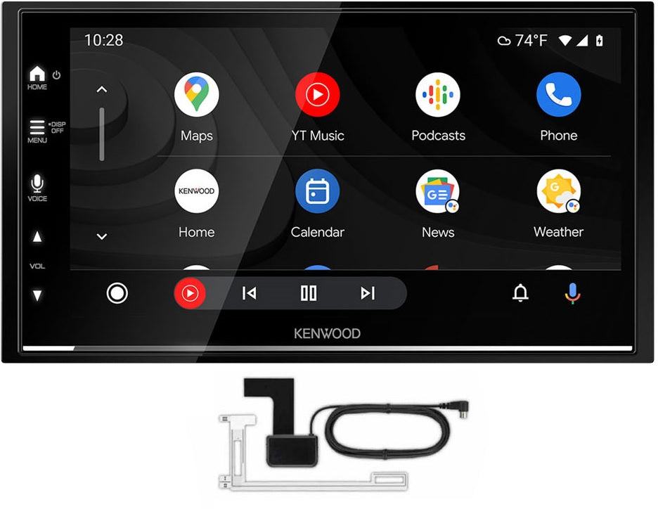 Kenwood DMX7722DABS 6.8" DAB+, Android Auto, Apple CarPlay, WI-FI Spotify, Bluetooth DAB Aerial