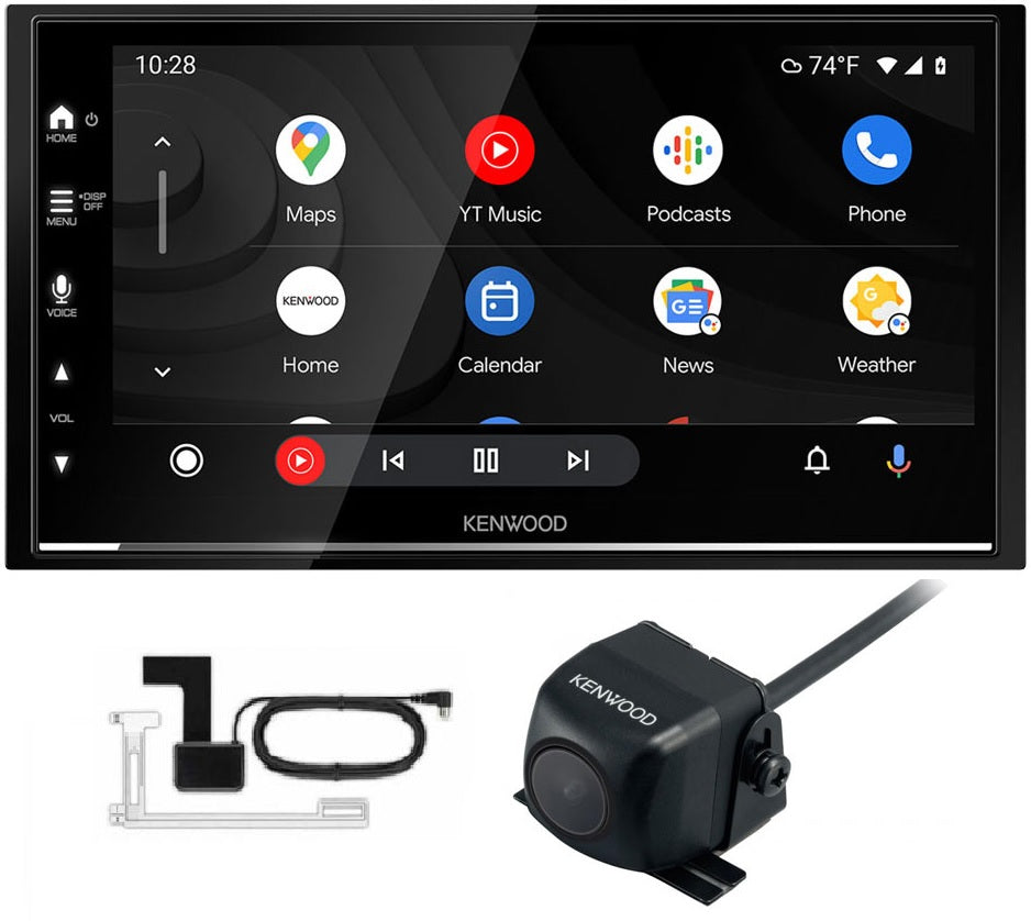 Kenwood DMX7722DABS 6.8" DAB+, Android Auto, Apple CarPlay, WI-FI Spotify, Bluetooth W/ Reverse Camera Aerial