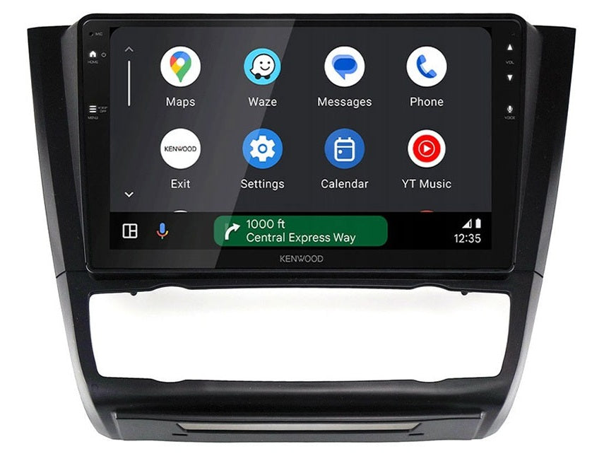 BMW 1 Series 2008-2012 Kenwood 9.0" Wireless CarPlay / Android Auto Mirroring Screen Complete Stereo Pack