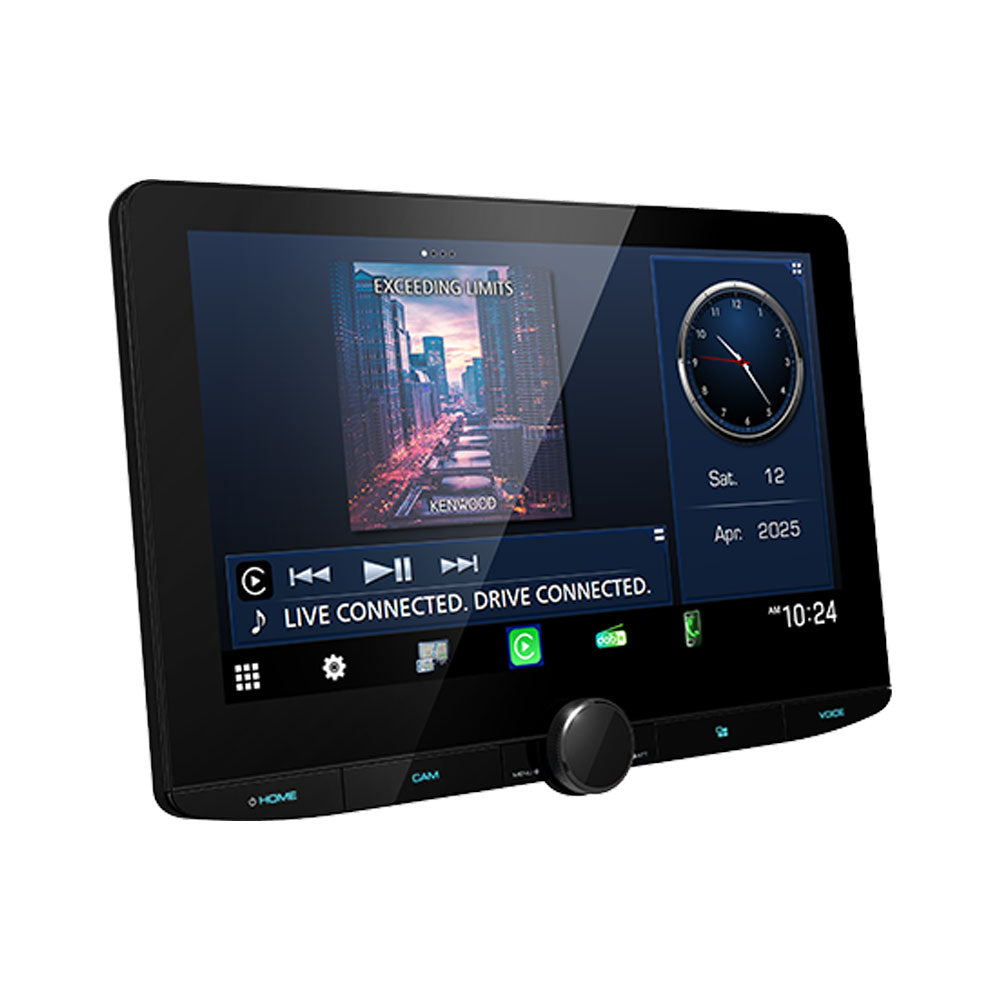 Kenwood DMX9724XDS Floating 10.1 inchDAB+ Digital Media Receiver Wireless CarPlay / Android Auto Bluetooth Stereo