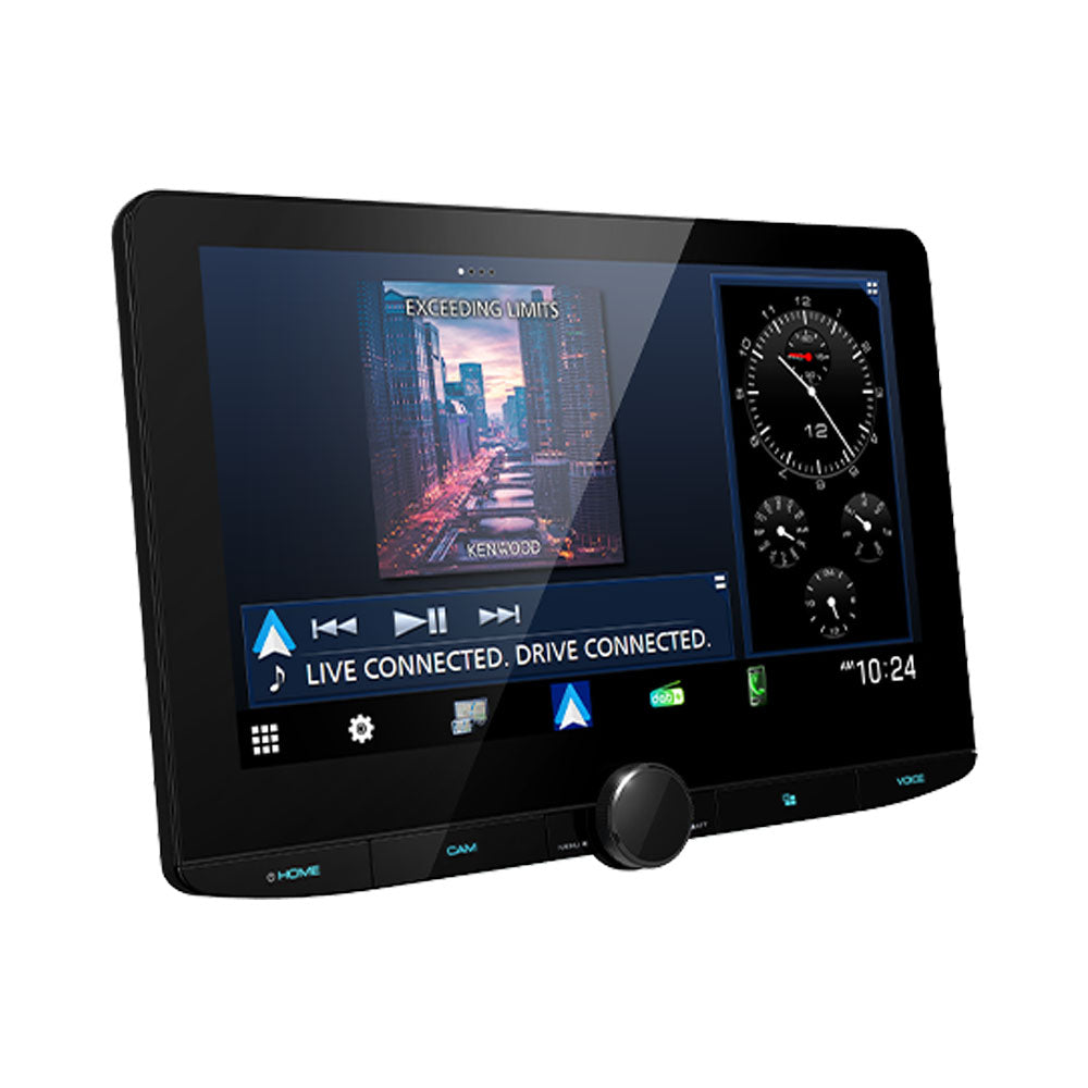 Kenwood DMX9724XDS Floating 10.1 inchDAB+ Digital Media Receiver Wireless CarPlay / Android Auto Bluetooth Stereo