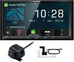Kenwood DNX7190DABS 7.0" Touchscreen CarPlay, Android Auto with built-in Navigation + Reverse Camera