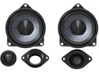 Alpine DP2-40C-B 4-inch 2-Way 100W Component Car Door Speakers for BMW, Plug & Play