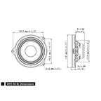 Alpine DP2-45-B 4.5-inch 2-Way 100W  Car Door Component Speakers for BMW, Plug & Play