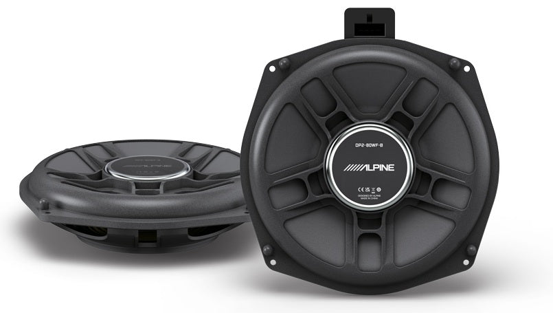 Alpine DP2-80WF-B (8") 20cm Under-Seat Subwoofer Designed For BMW 3 & 4 Series