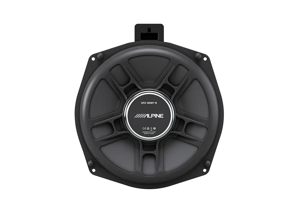 Alpine DP2-80WF-B (8") 20cm Under-Seat Subwoofer Designed For BMW 3 & 4 Series