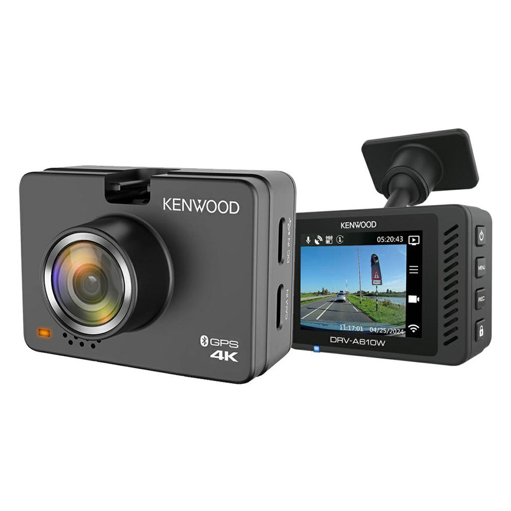 Kenwood DRV-A310W Dashcam GPS, Wifi 2" LCD Display Full HD with Rear