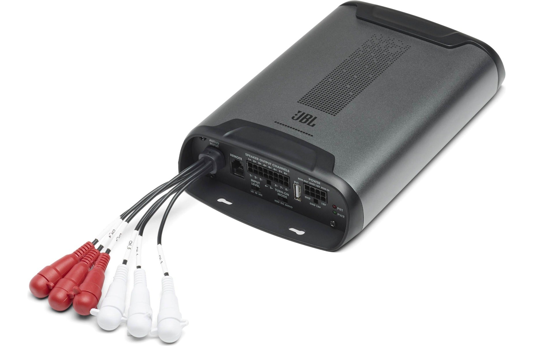 JBL DSP4086 8-channel 8 x 40 Watts RMS Class-D car amplifier with digital signal processing