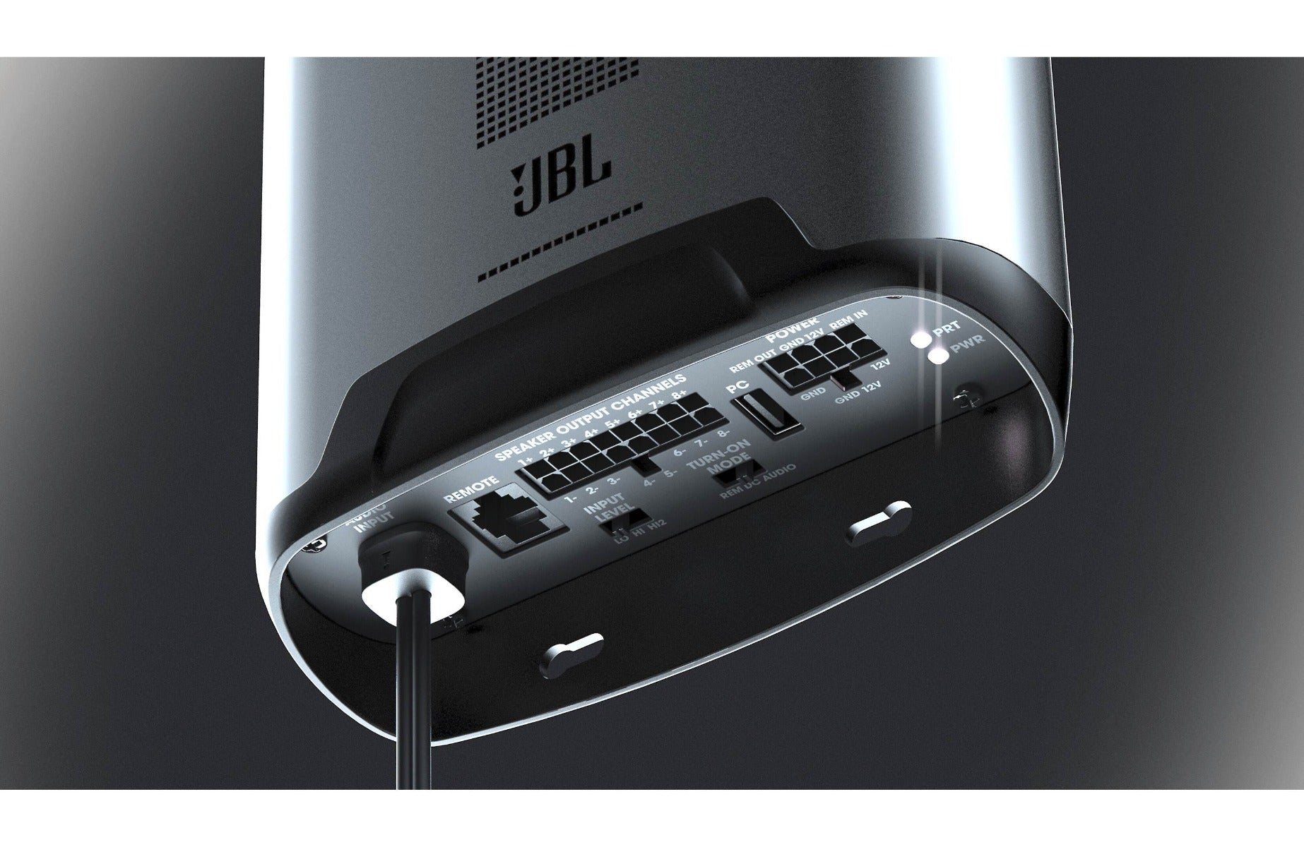 JBL DSP4086 8-channel 8 x 40 Watts RMS Class-D car amplifier with digital signal processing