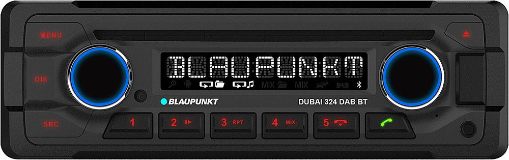 Blaupunkt Dubai 324DAB 24volt CD player USB MP3 DAB radio with Bluetooth USB MP3 AUX input Heavy Duty for bus, lorry