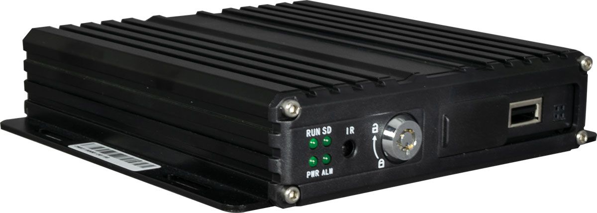 CKO DVR-4SD In Vehicle Digital SD Card 4-Channel Video Recorder Unit Records Upto 256GB