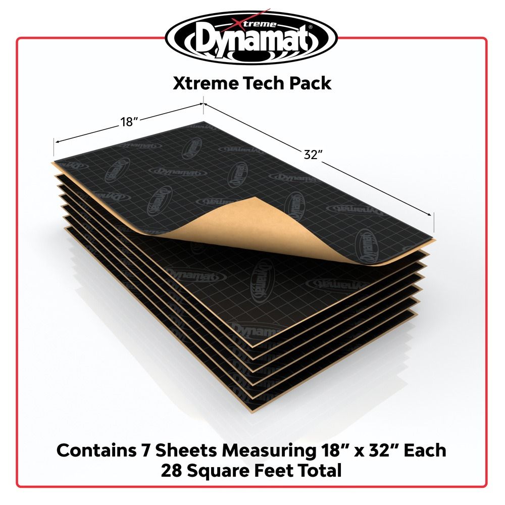 Dynamat DYN10428 Xtreme (2.6 SqM) Bulk Pack Car Sound Proofing Extreme Deadening Noise Reduction