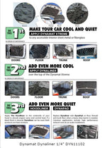 Dynamat DYN11102 Dynaliner 1/4" Bonnet Floor Sound Deadening Mat with Heat Blocking Properties