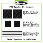 DYNAMAT DYN21410 PRO Speaker Sound Deadening & Enhancement Pack