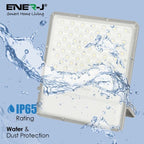 ENER-J E192 200W LED Floodlights with Solar Panel IP65 & Remote Control