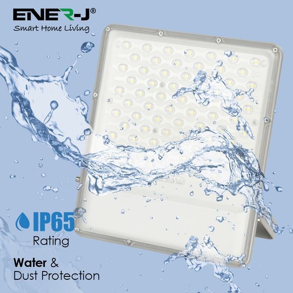 ENER-J E192 200W LED Floodlights with Solar Panel IP65 & Remote Control