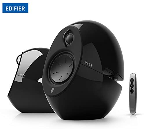 Edifier E25HD Luna Eclipse Bluetooth 4.0 Bookshelf Speakers with Remote Control - Black