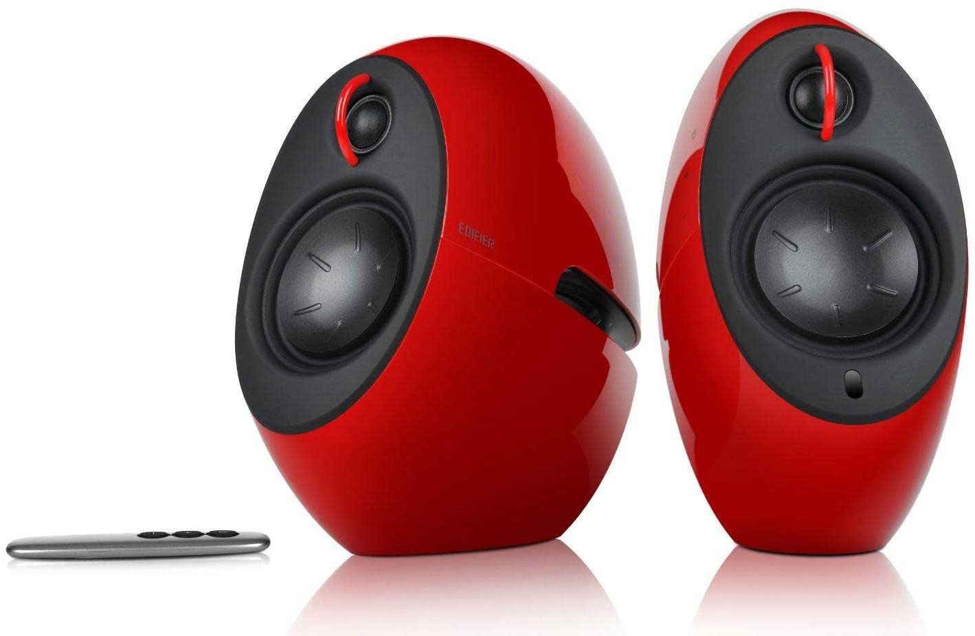 Edifier E25HD Luna Eclipse Bluetooth 4.0 Bookshelf Speakers with Remote Control - Red