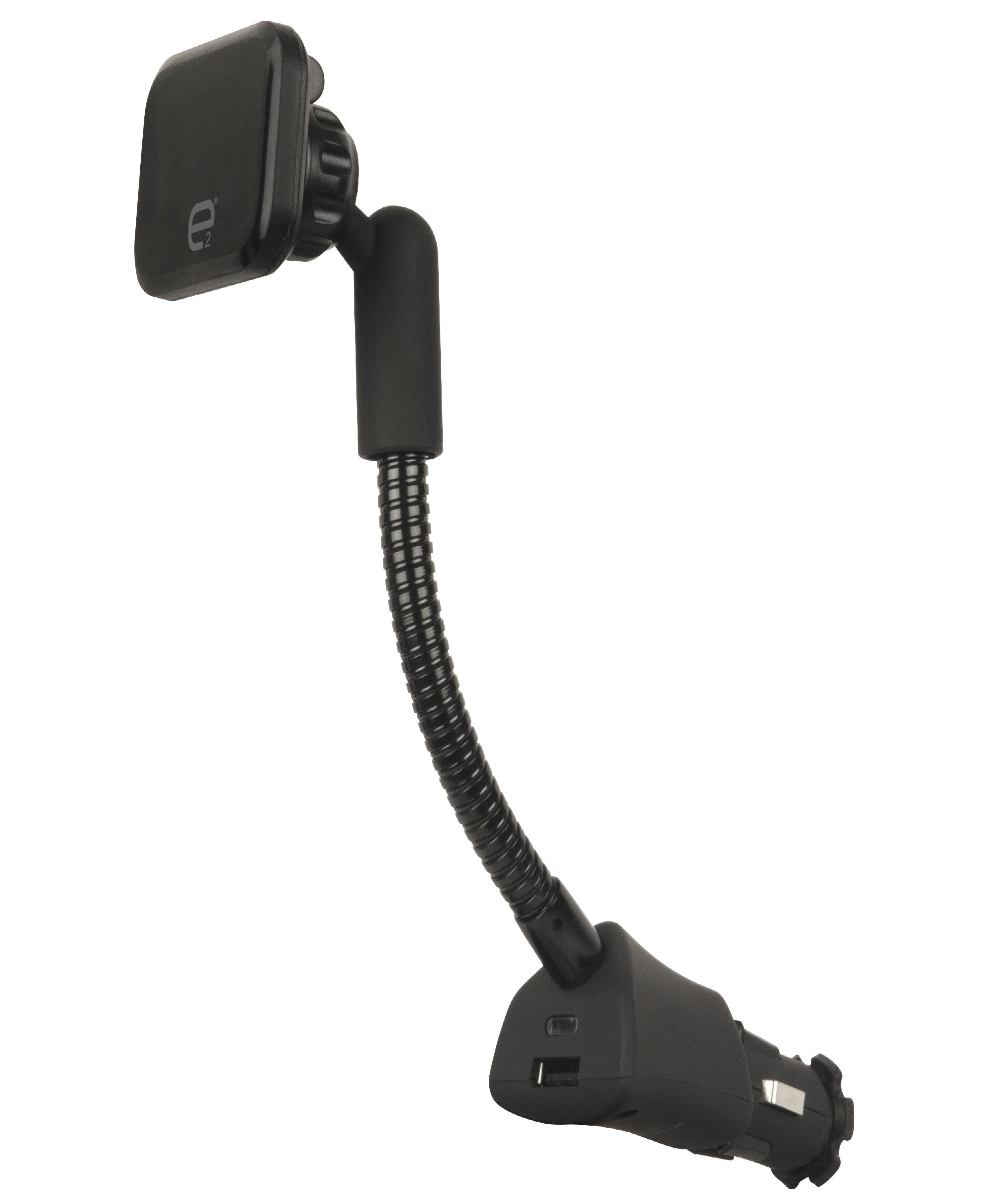 Scosche E2PM Magnetic Power Socket Mount With USB Charging Port For Mobile Devices