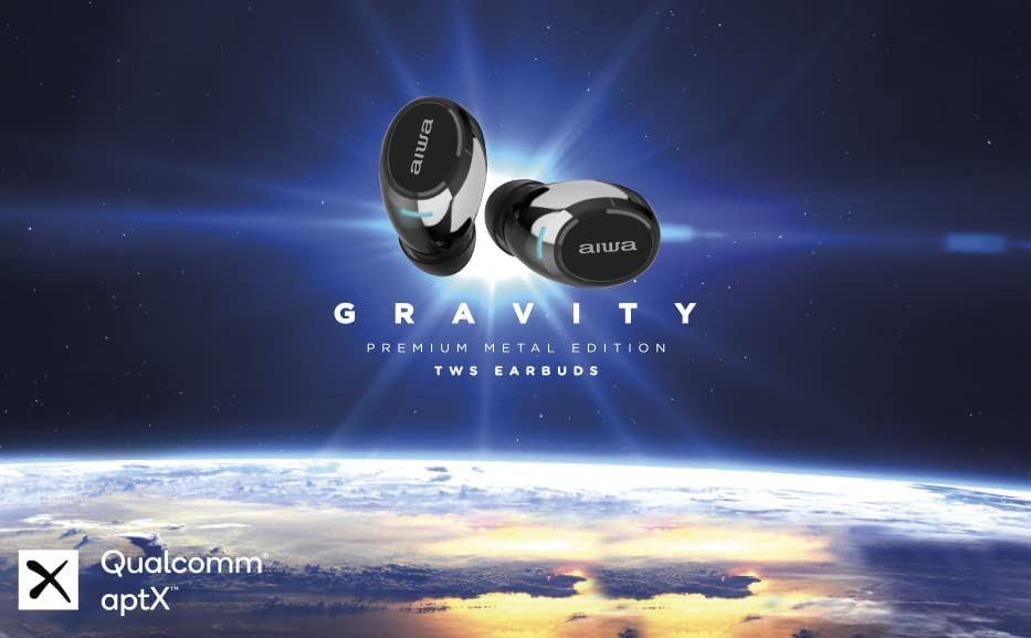 AIWA EBTW-850 GRAVITY Premium Metal Edition TWS Earbuds