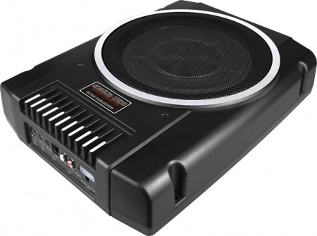 Ground Zero GZTB 25ACT active underseat subwoofer enclosure with built in amplifier