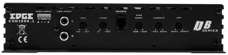 Edge EDB1000.1D-E4 1000 Watts Max Monoblock Class D Amplifier