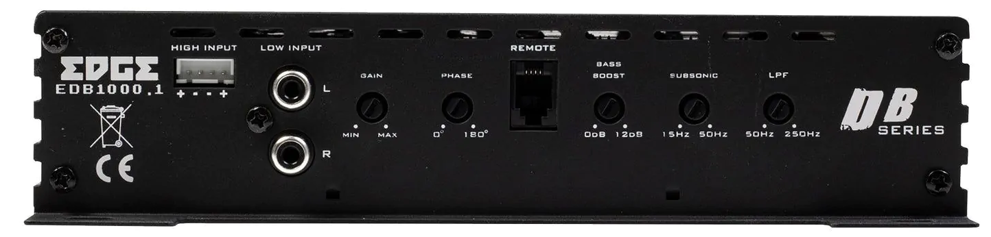 Edge EDB1000.1-E9 EDGE DB Series Class D  Monoblock 2000 watts Amplifier