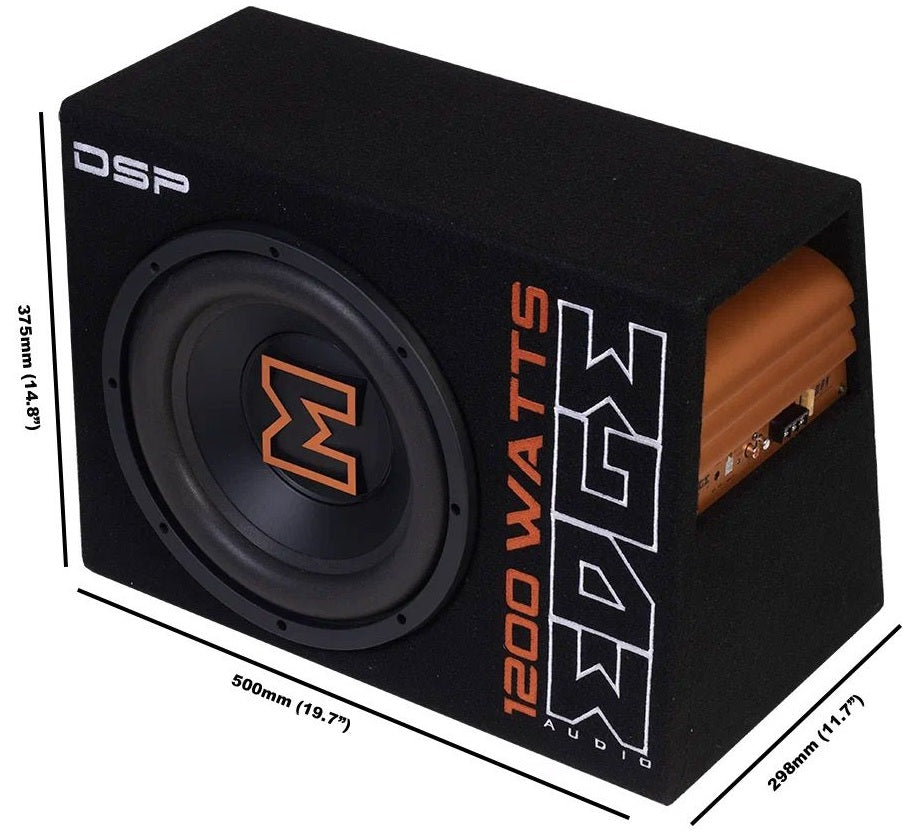 Edge EDBX10ADSP-E3 subwoofer with built-in DSP Amplifier and smartphone control