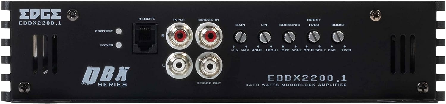 Edge Audio EDBX2200.1-E1 EDGE DBX Series Monoblock 4400 watts Class D Amplifier