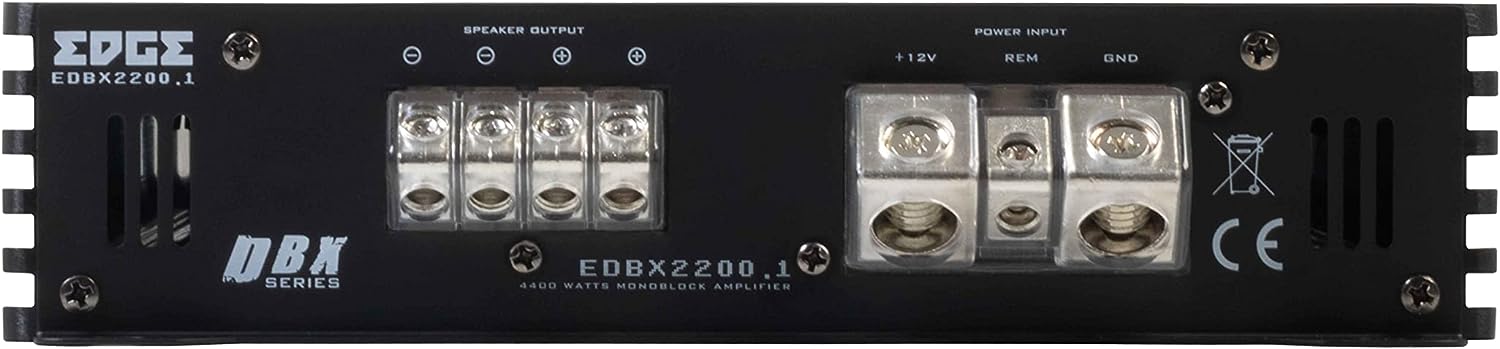 Edge Audio EDBX2200.1-E1 EDGE DBX Series Monoblock 4400 watts Class D Amplifier