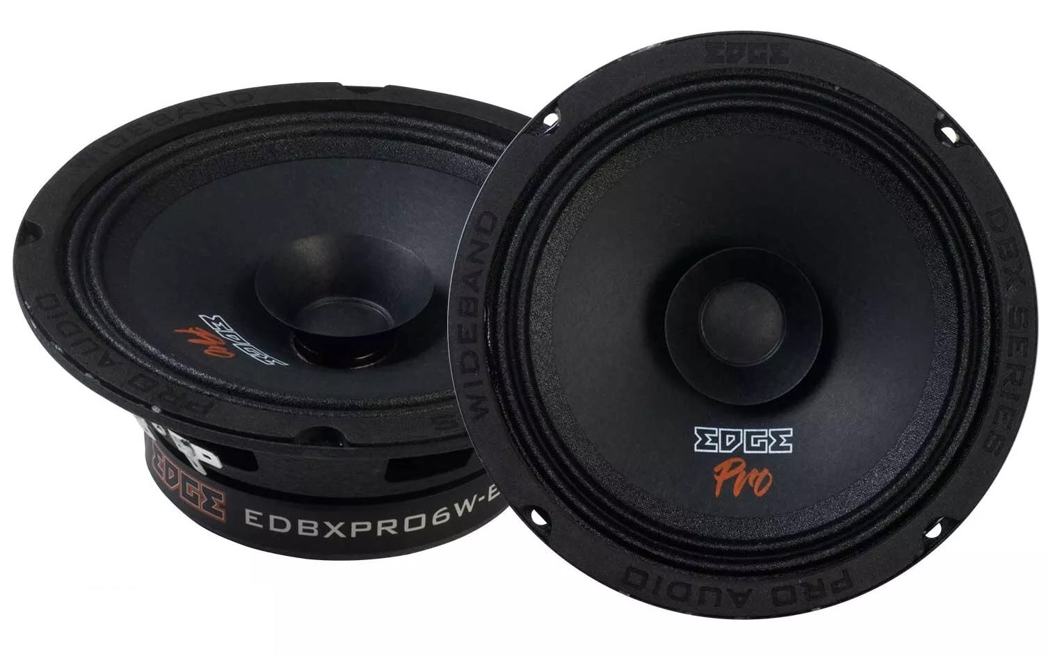 Edge EDXPRO6-E3 Xtreme Series 6.5 inch 600 watts 99dB Pro Audio Midrange Speakers - Pair