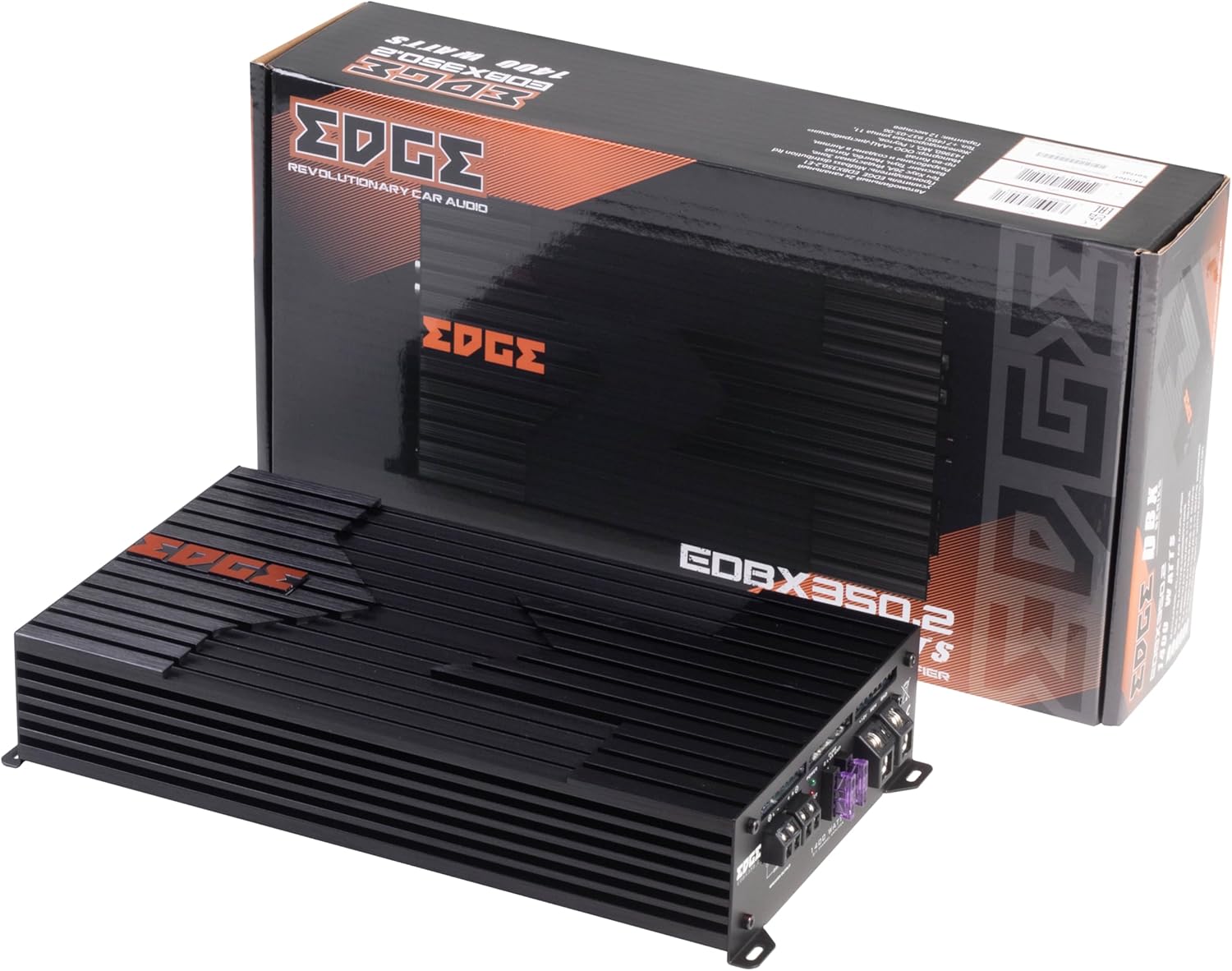 Edge EDBX350.2-E1 2 Channel 1400 Watt Class A/B Full Range Speaker Subwoofer Amplifier