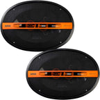 EDGE EDST219-E6 - 6"X9" 200 Watt  2-way Coaxial Parcel shelf Car Speakers