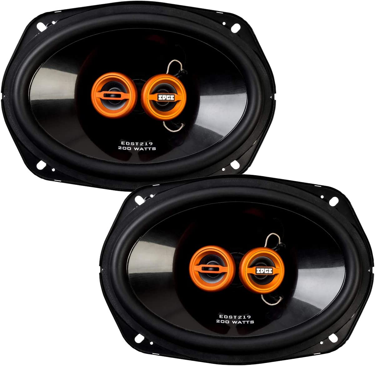 EDGE EDST219-E6 - 6"X9" 200 Watt  2-way Coaxial Parcel shelf Car Speakers