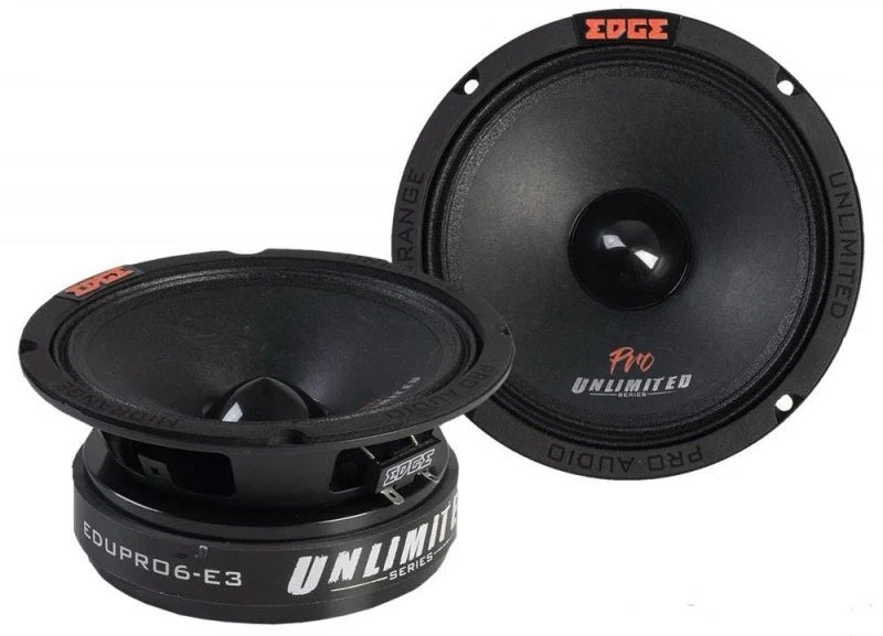 Edge EDUPRO6-E3 DB Series 6 inch 400 watts 99dB Pro Audio Midrange Speakers - Pair
