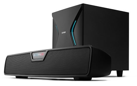 Edifier G7000 Bluetooth Gaming Soundbar with Wireless Subwoofer and RGB Lighting Black