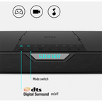 Edifier G7000 Bluetooth Gaming Soundbar with Wireless Subwoofer and RGB Lighting Black