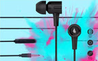 EDIFIER P205 Heavy Bass Wired Earbuds with Remote and Mic - Black
