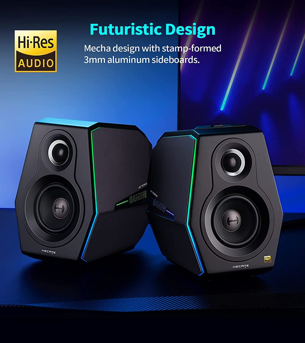EDIFIER G5000 Hi-Res Audio Gaming Speakers with Bluetooth V5.0 & RGB Lighting