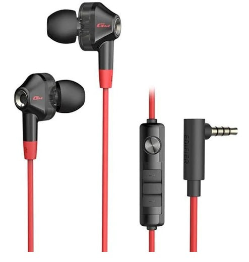 EDIFIER GM2se Quad Driver Gaming Earphones - Black/Red