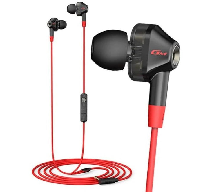 EDIFIER GM2se Quad Driver Gaming Earphones - Black/Red