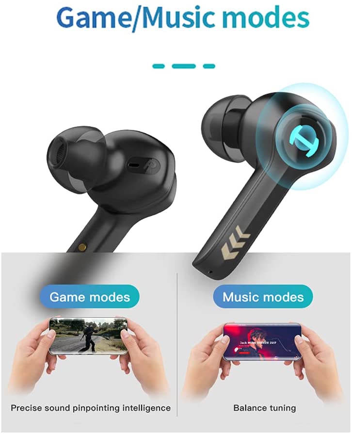 EDIFIER GM4 True Wireless Gaming Earbuds - Black