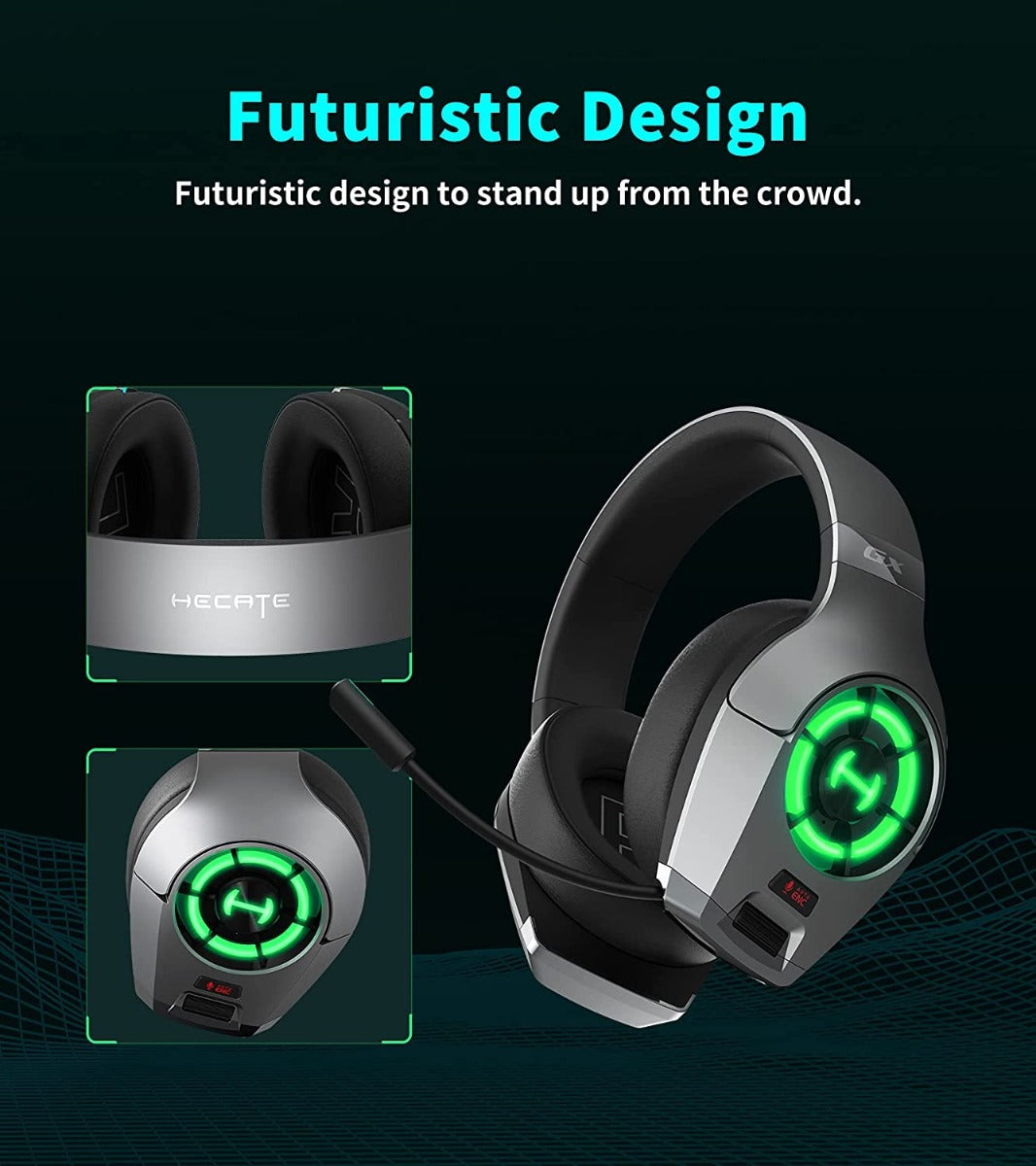EDIFIER HECATE Gx Hi-Res Decoding Multi-Platform Wired Gaming Headset - Grey