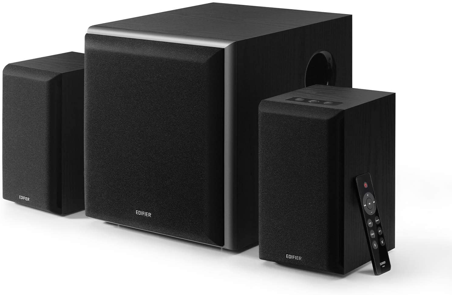 EDIFIER M601DB 2.1 System with BT v5.1 & Powerful Wireless Subwoofer - Black